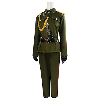 Amazon.co.jp: [NOQINHOO] 軍服 軍官セット 仮装 コスプレ 演劇